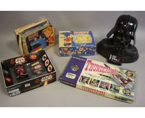 A LAZERBUILT DARTH VADER TELEPHONE, model 805, not tested but appears complete, with a unopened boxed Toy Brokers Star Wars E