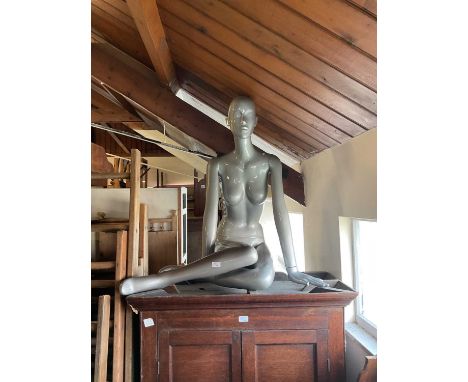 A modern mannequin. 