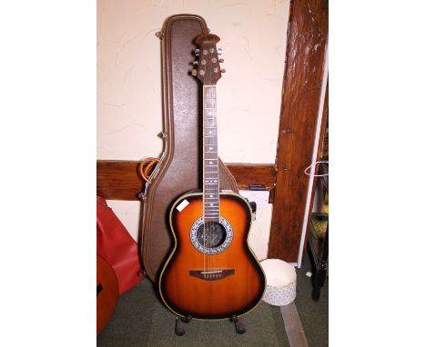 Tanglewood semi acoustic guitar in ovation hard case