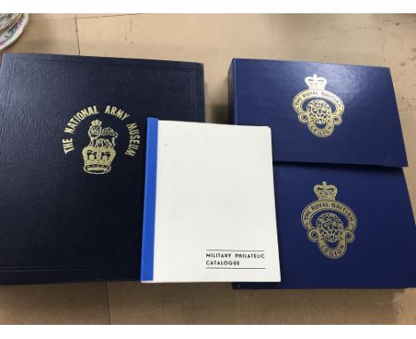 Three albums contains an interesting collection of special first day covers issued by The National Army Museum, including sig