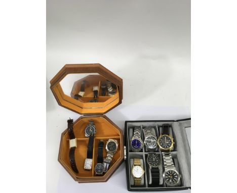 Eleven gent's designer watches including Rotary and Citizen