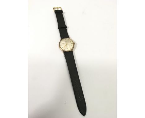 A gent's vintage Tissot, gold cased watch