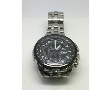 A gents Casio Edifice chronograph watch.