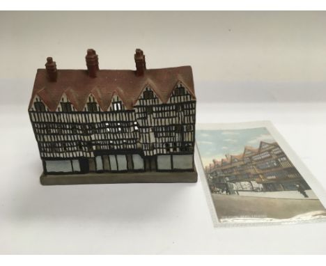 A ceramic pastille burner of Holborn Bars, London, approx