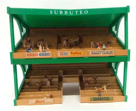 An extensive collection of Subbuteo table soccer comprising 30 teams (approx) some heavyweight including; Brazil HW50, Israel