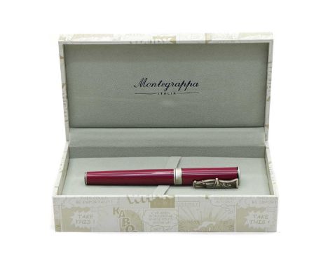 A Montegrappa DC Comics 'Catwoman' ballpoint pen, complete in fitted box, with paperwork and outer boxCondition report: Signs