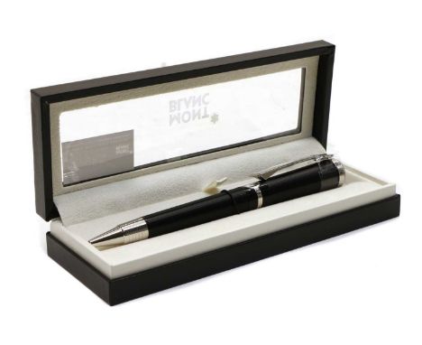 A Mont Blanc 'John Lennon' ballpoint pen, complete in fitted caseCondition report: Shows signs of light use
