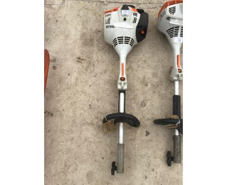 A STIHL KM56RC PETROL ENGINE FOR ATTACHMENTS 