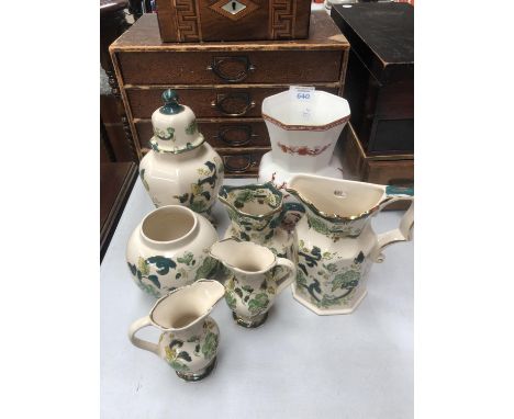 A COLLECTION OF COALPORT CERAMIC WEAR, TO INCLUDE JUGS ETC 