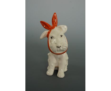 A Beswick terrier with toothache, model 761, 11 cm