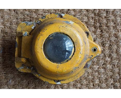 A Class 40 railway locomotive marker light, No D210