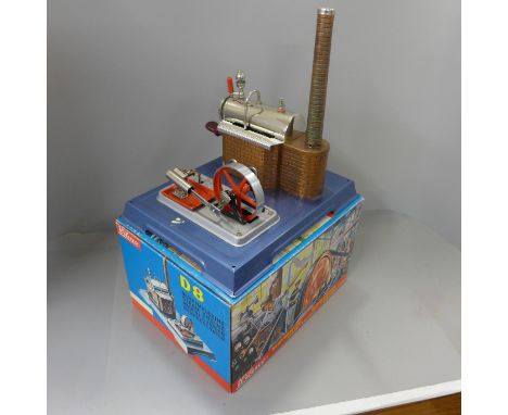 A Wilsesco steam engine, boxed 