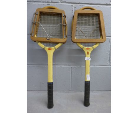 Two Dunlop tennis racquets**PLEASE NOTE THIS LOT IS NOT ELIGIBLE FOR POSTING AND PACKING** 
