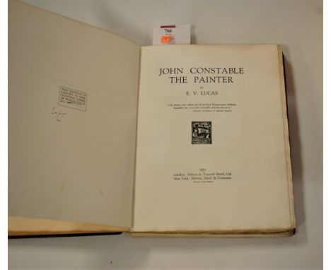 John Constable, The Painter, leather bound volume,