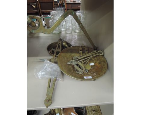 A set of brass scales A/F