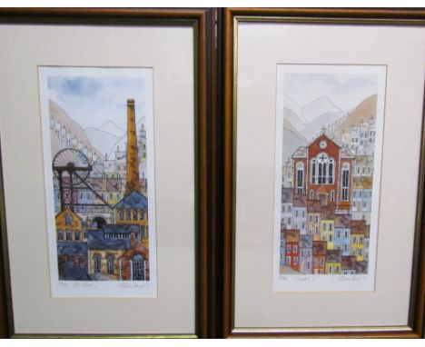 After Michael PowellPit Head IA limited edition print No79/850Together with a companion Chapel Iprints by Stephen Whittle, ot