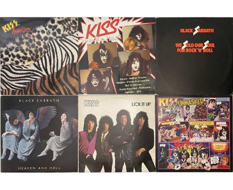 HEAVY ROCK/METAL - LP COLLECTION. Heavy duty collection of 48 x  LPs. To include Black Sabbath - We Sold Our Soul For Rock 'N