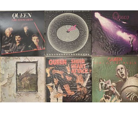 ROCK - LP COLLECTION. A rockin collection of approx 50 x LPs. Artists/ Titles include Queen inc Queen, Jazz, Greatest Hits, S