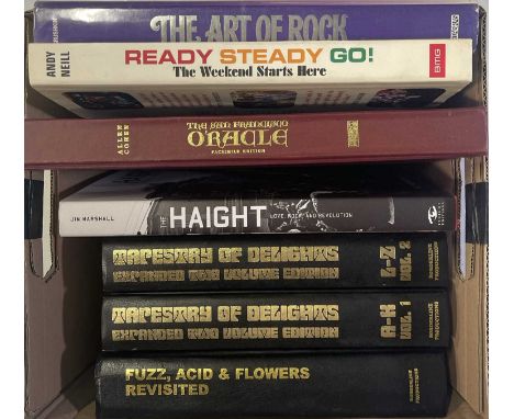 Collectable hardcover music books to inc: 'Artabras' published 'The Art Of Rock', BMG published 'Ready Steady Go', facsimile 