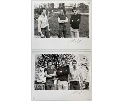 Two hand-printed vintage darkroom prints depicting The Jam in Sheffield, ay 1979. Printed on glossy Ilford photo paper. Each 