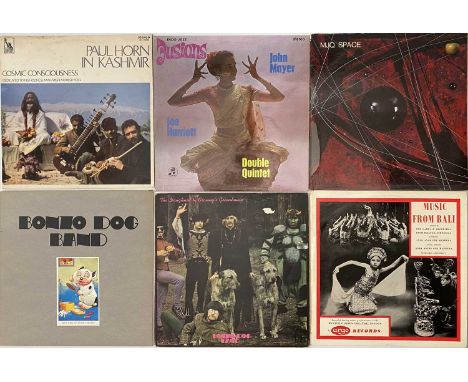 JAZZ/ WORLD/ BLUES/ PARODY - LP PACK. A quality pack of 9 LPs. Artists/ titles include MJQ - Space (SAPCOR 10, record Ex/ sle