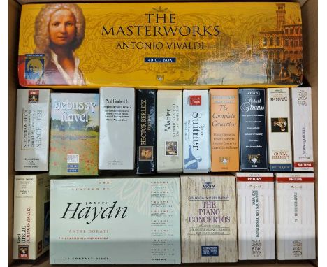 CLASSICAL CD BOX SET COLLECTION - a collection of approximately 40 Classical CD box sets. Collection to include: Antonio Viva