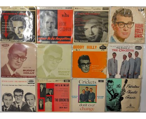 ROCK &amp; ROLL - 7" / CASSETTES COLLECTION. A collection of over 400 x 7" and 37 x cassettes. Artists/ Titles include Eddie 