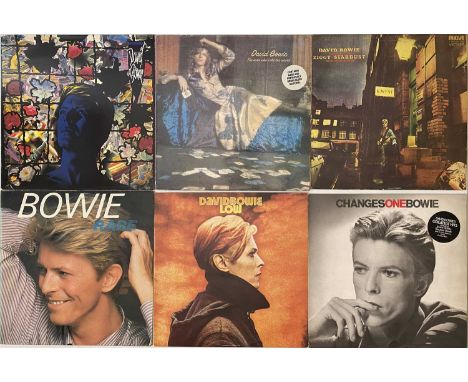 GLAM - LP COLLECTION. A glamorous collection of approx 29 x LPs. Artists/ Titles include David Bowie inc Ziggy Stardust (SF82