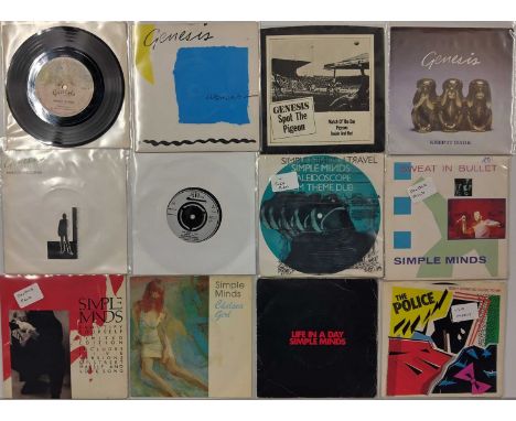 CLASSIC ROCK &amp; PROG - 7" COLLECTION. A collection of around 58 7" singles. Artists/ titles include Genesis inc Twilight A
