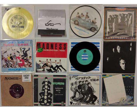MADNESS 7" COLLECTION - a collection of 35 Madness 7"s. Collection to include: Take It Or Leave It (single-sided yellow flexi