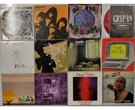 PUNK / INDIE / ALT - 7" COLLECTION. A collection of approx 160 x 7". Artists include The Stone Roses, Ramones, The Cure, The 