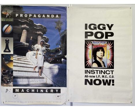 10 mostly c 1980s / 90 posters, to include a mix of promotional issue and commercial / tribute designs. Most c 40x60".Joy Div