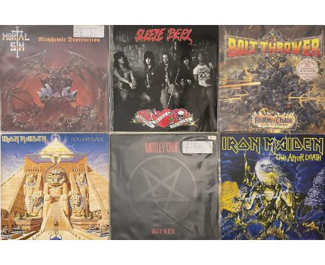 METAL - LP COLLECTION (INC. RARITIES). Monster collection of 36 x (predominantly) LPs full of wicked treats... To include Bol