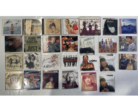 27 signed items, chiefy CD booklets. To inc: Chris Farlowe, Miles Kane, Circa Waves, Rumer, Pixie Lott, Rae Morris, Olly Murs