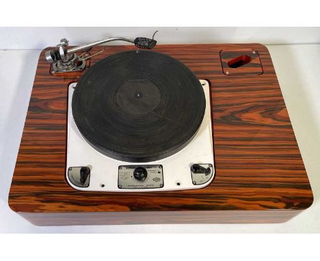 An original Garrard 301 transcription turntable, /2 , in a box. With original manual (foxing/damp) and paperwork. Also with a