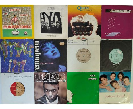 ROCK / POP - 7" COLLECTION. A large collection of approx 600 x 7" including a small amount of records with no sleeves. Artist