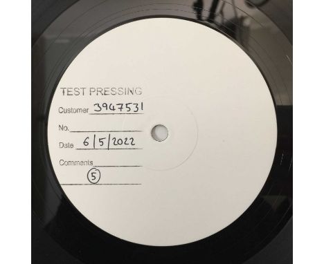 THE POLICE - OUTLANDOS D'AMOUR LP (2022 WHITE LABEL TEST PRESSING - DUBLIN VINYL 3947531). Scarce 2022 white label test press