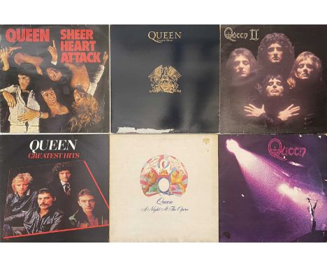 ROCK &amp; POP - LP COLLECTION. A smashing collection of around 85 rock &amp; pop LPs. Artists/ titles include Queen inc II, 