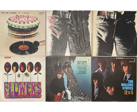THE ROLLING STONES - LP COLLECTION. A quality collection of around 37 LPs by The Rolling Stones. Titles include Sticky Finger