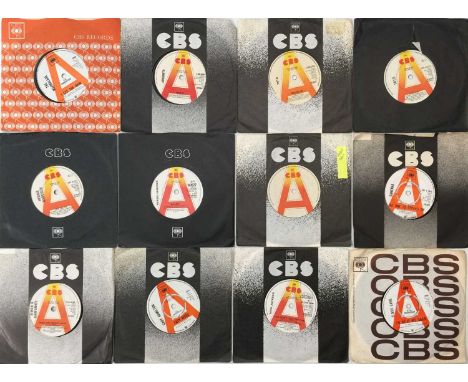 CBS - 7" COLLECTION (INC MANY PROMOS). An excellent collection of around 76 7" singles, all released on CBs, mostly promo pre