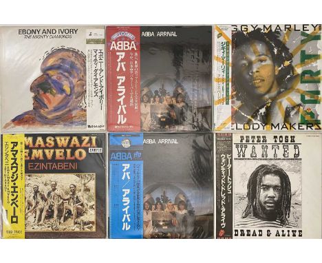 ROCK/ POP/ REGGAE - JAPANESE LP COLLECTION. A genre-spanning collection of around 51 LPs, all Japanese pressings. Artists/ ti