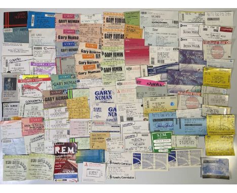 Approx 175 mostly ticket stubs but also to include some backstage / access passes and wristbands, chiefly for events c 1980s-