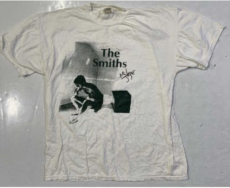 A vintage Smiths t-shirt with 'William It Was Really Nothing' artwork (Made in Turkey 'Olli' label, XL) signed in marker pen 