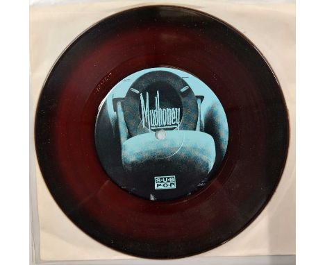 MUDHONEY - TOUCH ME I'M SICK C/W SWEET YOUNG THING AIN'T SWEET NO MORE - SP18 - transparent dark brown. Condition is in VG+ c