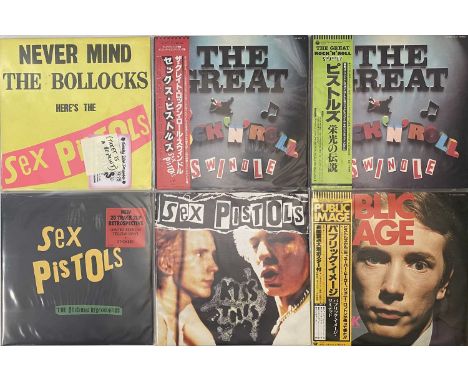 SEX PISTOLS / RELATED - JAPANESE / MODERN PRESSINGS COLLECTION. A collection of 8 x LPs and 1 x box set. Titles/ Catalogue nu