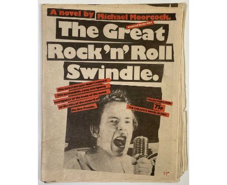 An original c 1980 'collector's item' newspaper issued to promote 'Great Rock'n'Roll Swindle'. Also with original die cut pre