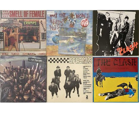 PUNK / WAVE - LP COLLECTION. A collection of approx 40 x (mostly) LPs to include a few 12". Artists/ Titles include The Clash