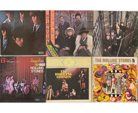 THE ROLLING STONES - OVERSEAS LP COLLECTION. A collection of 17 LPs by The Rolling Stones, all overseas pressings. Titles inc
