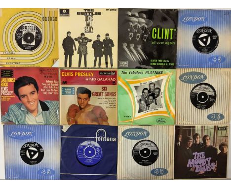 60s / ROCK &amp; ROLL / 50s - 7" COLLECTION. A welcome collection of approx 115 x 7". Artists include The Miracles, The Beatl