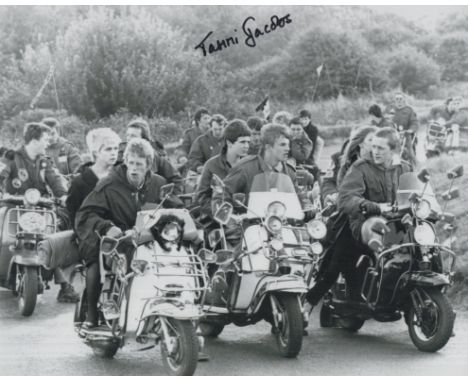 Quadrophenia 8x10 BandW movie scene photo signed by actress Tammi Jacobs. Good condition. All autographs come with a Certific